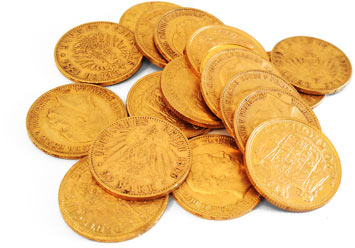 Alte Sammelmünzen aus Gold beim Goldankauf Krefeld verkaufen